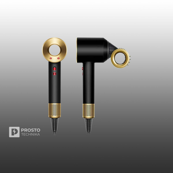 Фен Dyson Supersonic HD07, Black Onyx/Gold Фен Dyson Supersonic HD07, Black Onyx/Gold
